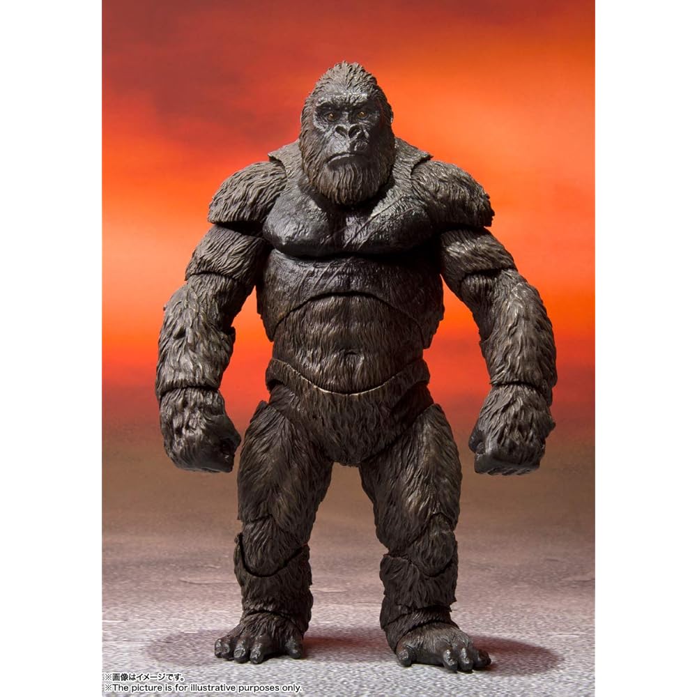 TAMASHII NATIONS S.H. MonsterArts Kong from Godzilla vs. Kong 2021 145mm PVC ABS Painted Action Figure