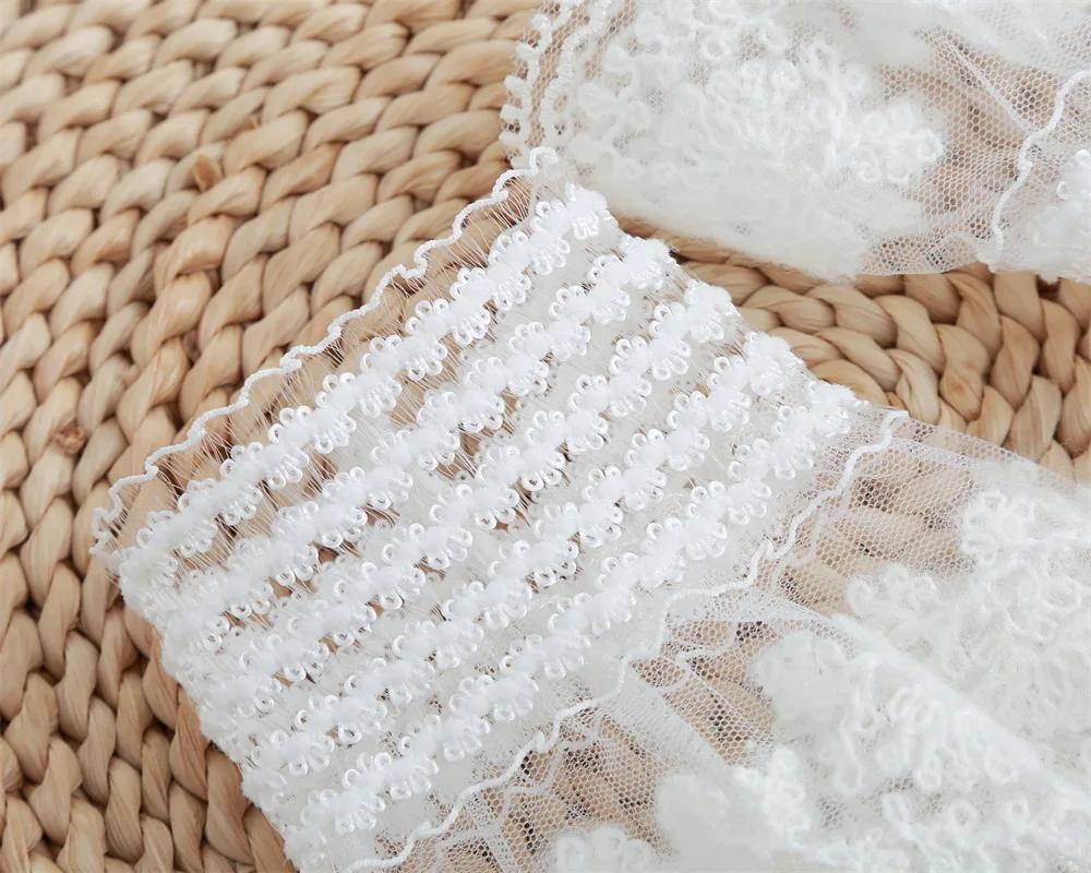 Korean Shirt Detachable Cuffs for Womens Lace Pleated False Cuffs Sweater Blouse Wrist Warmers Girls Fake Arm Sleeves Horn Cuff