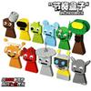 Sprunki Giocattoli Playset Blocchi da Costruzione Set di Blocchi da Costruzione Sprunki Horror Grigio Wenda Simon Tunner Oren Figura di Costruzione Sprunki Mini Set