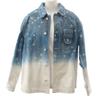 1A5VYS M Denim Jacket Blue/white Cotton Mens