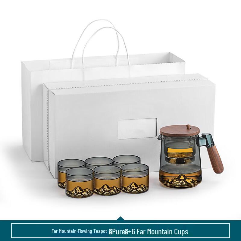 Taozhi Luxury Glass Teapot & Tea Set