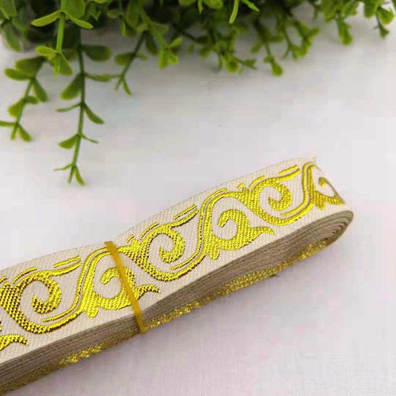 Spitzenbesatz aus Stoff mit ethnischem Wolkenmuster, 2 cm, für DIY-Cosplay-Accessoires