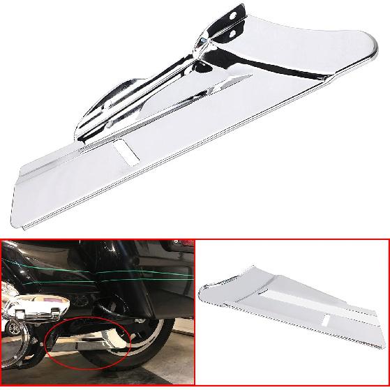 Chrome Rear Lower Belt Guard for Harley Touring Electra Glide Street Glide Road King Glide FLHT FLHX FLHR FLTR 2009-2023
