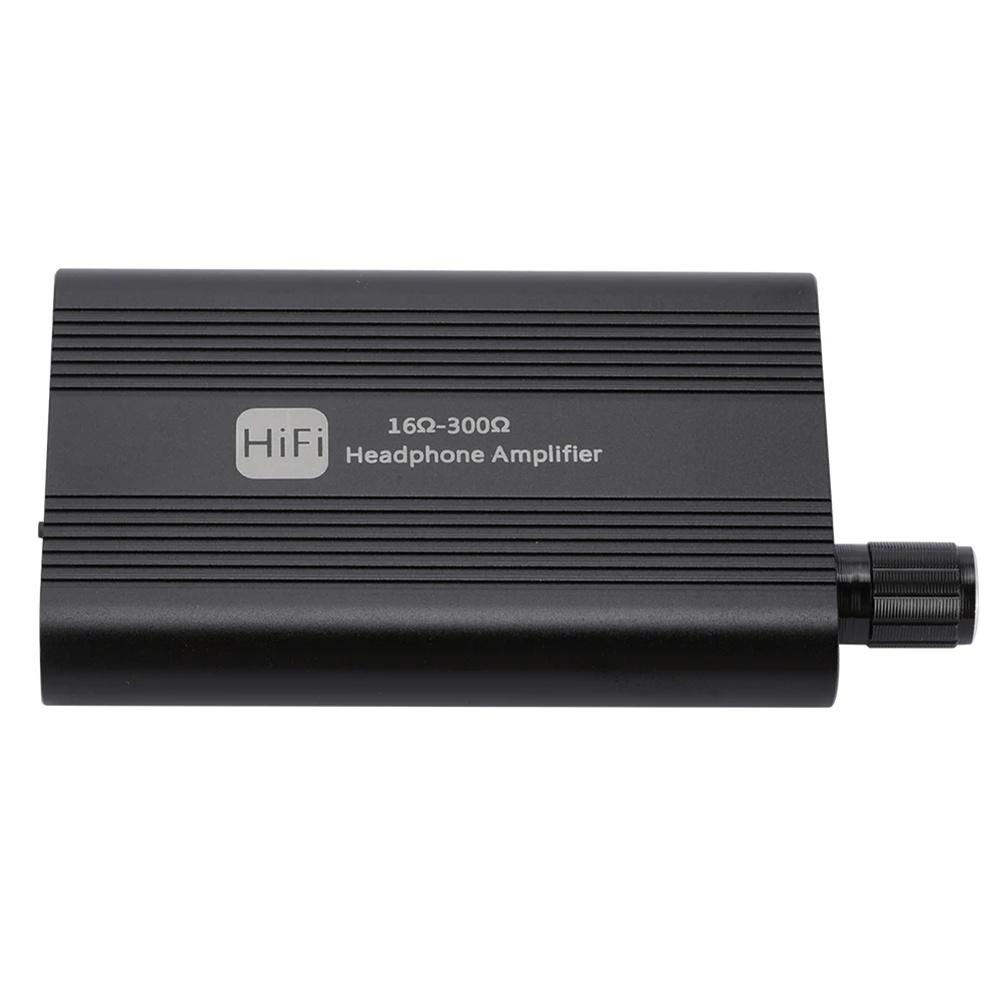 Portable HiFi Headphone Amplifier 3.5mm Headphone Amp Components With 2-Level Gain Switch For Phones Computers