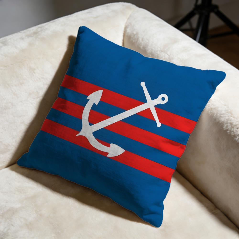 Fashion OOcean Sailoriou Cushion Cover Soft Decorative Pillow Case Suitable for Bedroom Sofa Car Travel Use