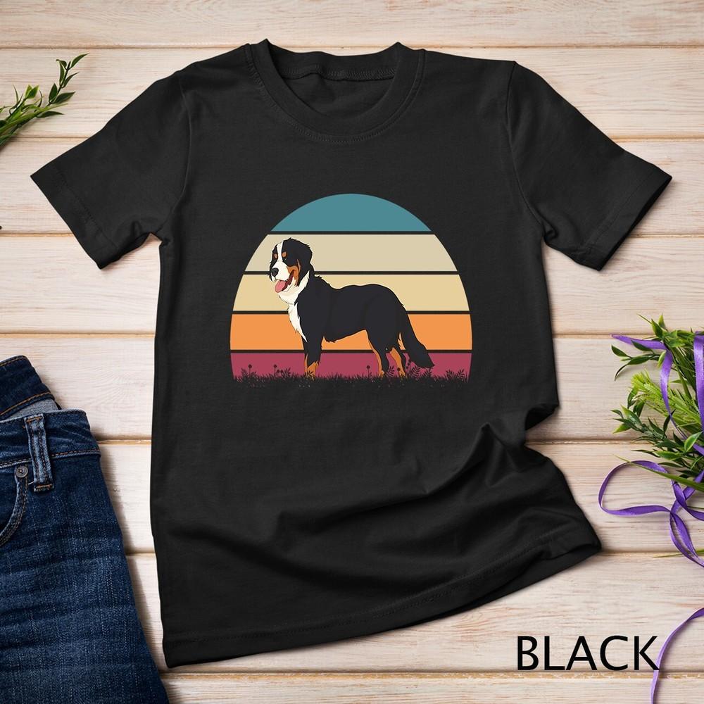 

Retro Animal Pet Bernese Mountain Dog Owner Bernese Mountain Unisex T-shirt XL