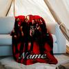 Personalized Custom Name Blanket - Slayer band Print Design,Blanket for Sofa,Bed,Travel,Camping - Soft and Warm, Great Gift