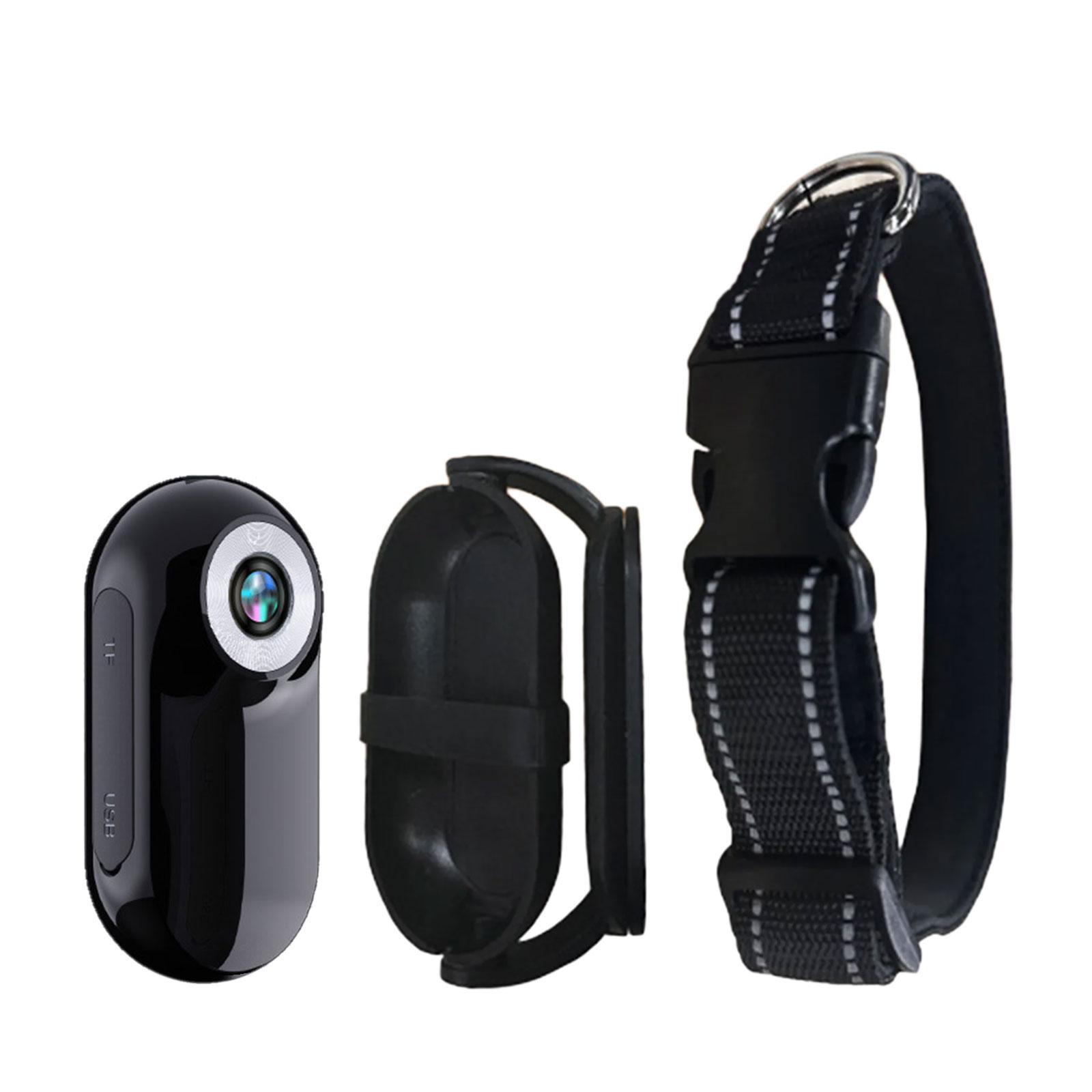 

Animal Collar Camera 1920x1080P Resolution Photo Video Double Seize Location Observer Constructed In 32GB Card OTG Function чорний