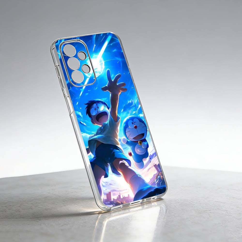 Cute d-Doraemons Cats Poster Phone Case Transparent Silicone Soft For Samsung S25,S24,S21,S22,S23,S30,Ultra,S20,Plus,Fe