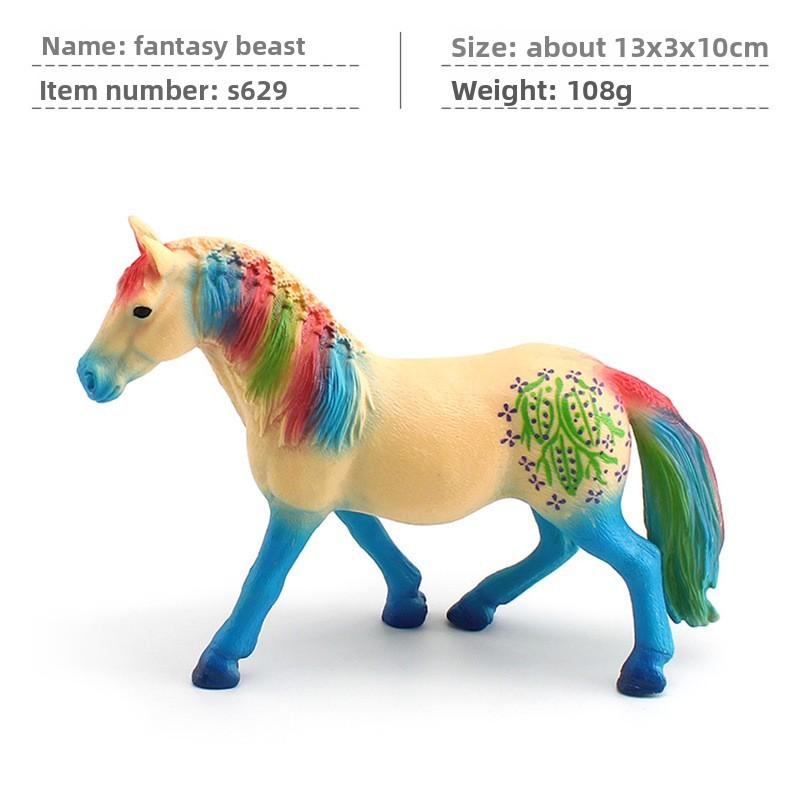 Unicorn Figurine Collectible Pvc Model For Kids Fantasy Animal Decor Play Toy