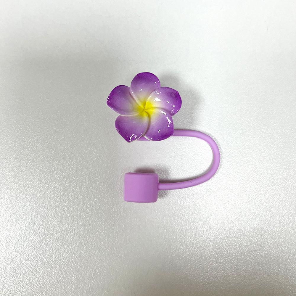 

Silicone Cap Straws, Compatible Cup Accessories, Cute Funny Tumbler Straw Toppers Accessories, Kitchen, Christmas Gift, School Supplies Purple