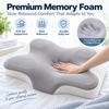 Ergonomisches Nackenkissen, Orthopädisches Bettkissen aus Memory-Schaum