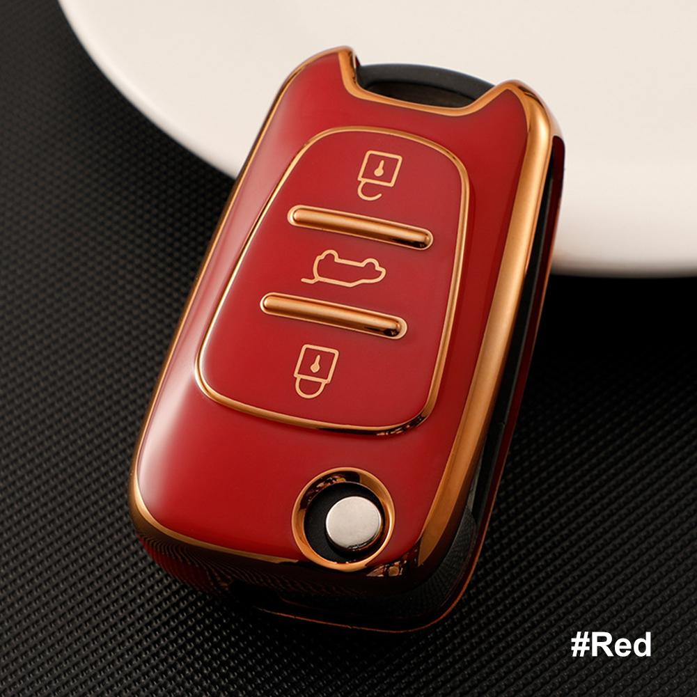 Full Protect Car Key Case For Hyundai I20 I30 Elantra Azera Veracruz Veloster Kia Rio K7 K5 Sportage Sorento Flip Remote Cover