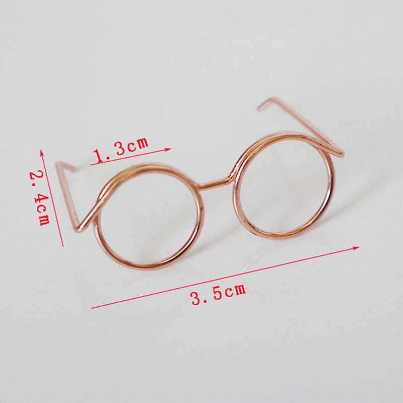 **3.5Cm Dollhouse Miniature Simulation Glasses Model Diy Kids Pretend Play Toys Decoration Gift Accessories