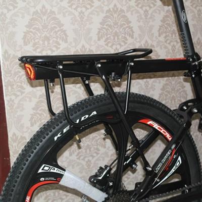 Bike Luggage Rack Adjustable Back Seat Rack Quick Release Mountain Bike Luggage Rack with Reflective Plate Bicycle Accessories