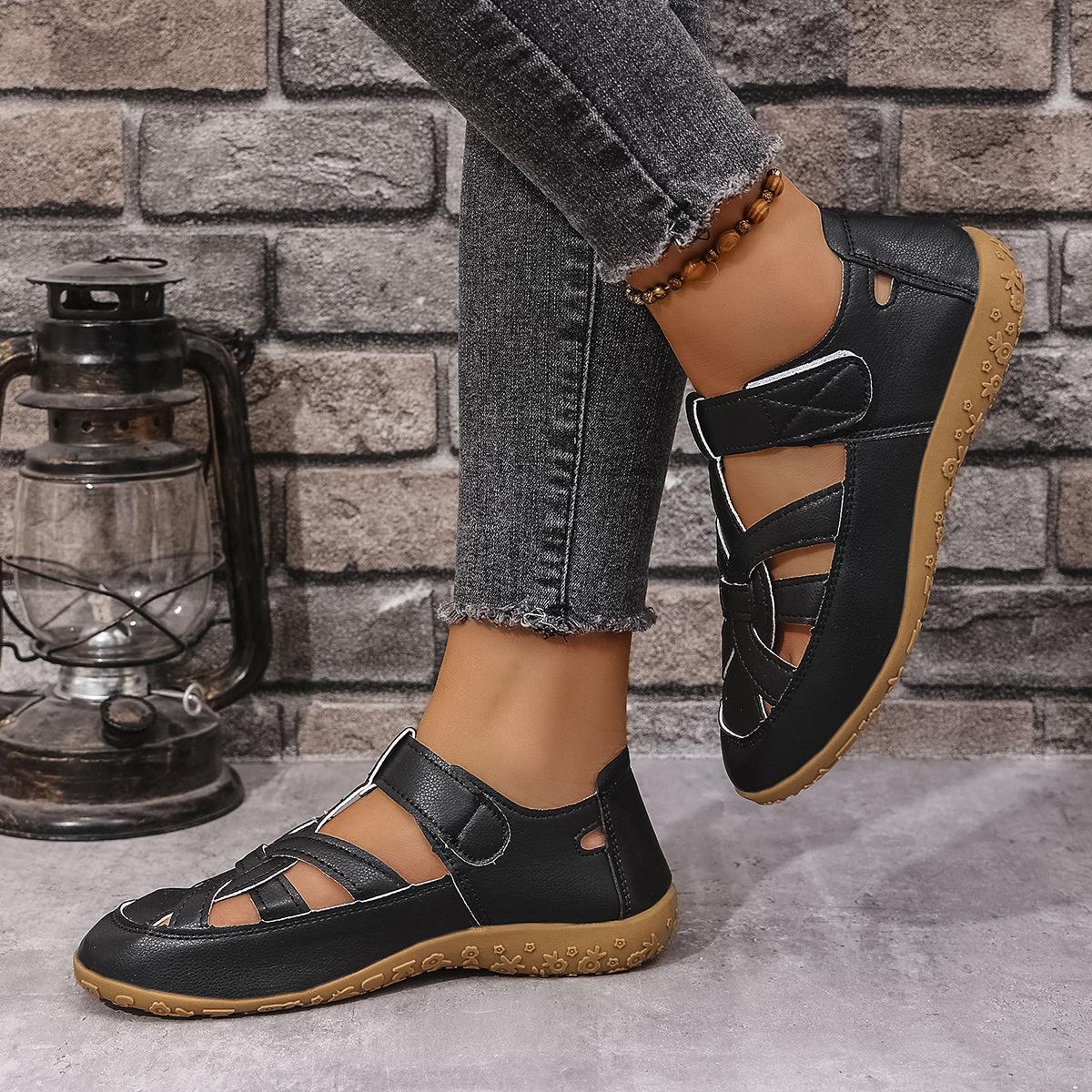 

Fashion Plus Size Shoes for Women 36-43 Summer Fashion Wedges Platform Comfortable Sandals Casual Beach Footwear Women Sandals 43 чёрный