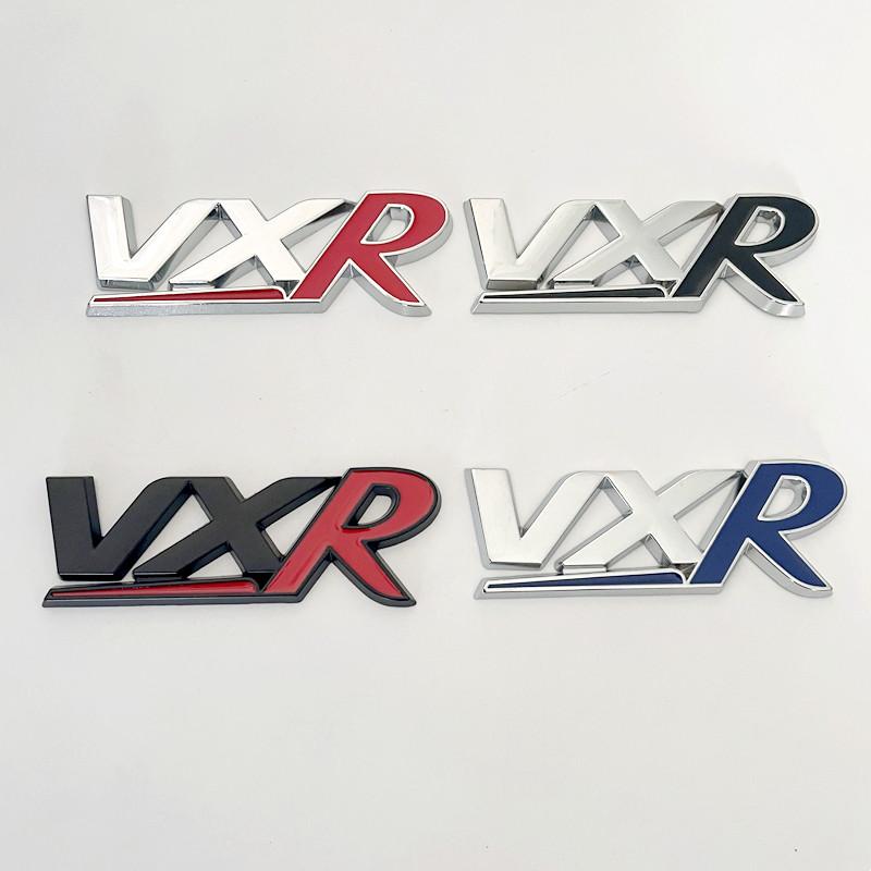 3D Metal Chrome Black Red Logo VXR Emblem Car Fender Side Badge Rear Trunk Decal For Buick New Regal VXR Sticker Accessories