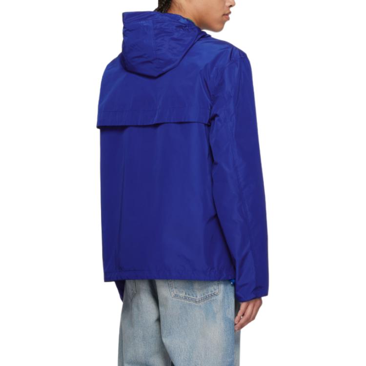 Polo Ralph Lauren Logo Embroidered Double Zipper Hooded Long Sleeve Jacket Men Jackets Blue 710970124-001