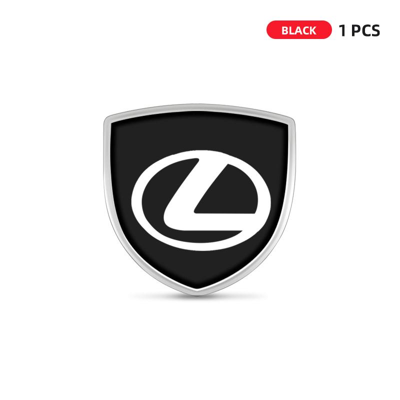 

1/2pcs 3D Metal Car Styling Shield Emblem Badge Stickers For Lexus F-SPORT ES RX NX LS UX LM LX GX LC RZ IS CT GS RC HS SC TX