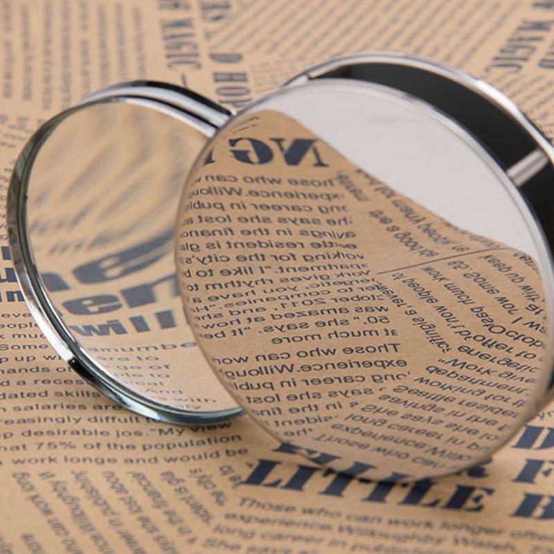 Mini Pocket Magnifier 20X Foldable Handheld Jewelry Loupe with Metal Protective for Case Reading Magnifying Glasses Gift