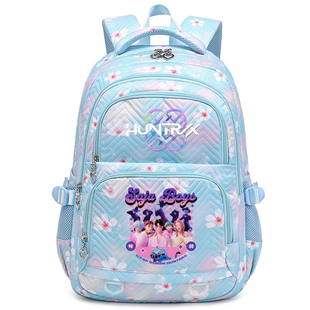 Cartoon K-Pop Printed Backpack Student Teenager Bookbag for Boy Girl Schoolbag Kid Gift Women Large Capacity Waterproof Travel Bag Mochila
