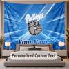 Custom Name Text Tapestry Canterbury-Bankstown Bulldogs Personalized Polyester Wall Tapestry For Bedroom And Room