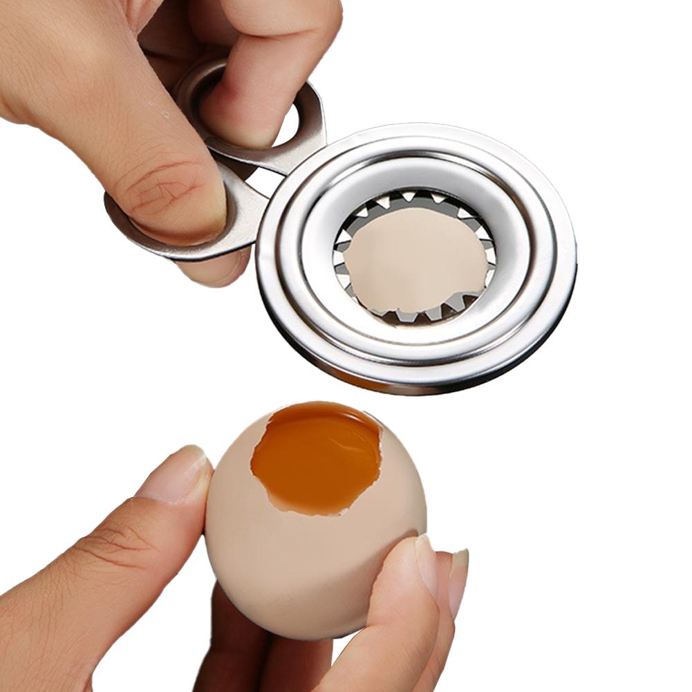 Boiled Egg Shell Top Cover Cutter Opener Stainless Steel Egg Topper Shell Opener Manual Convenient Shaomai Cooker Pancake Tool