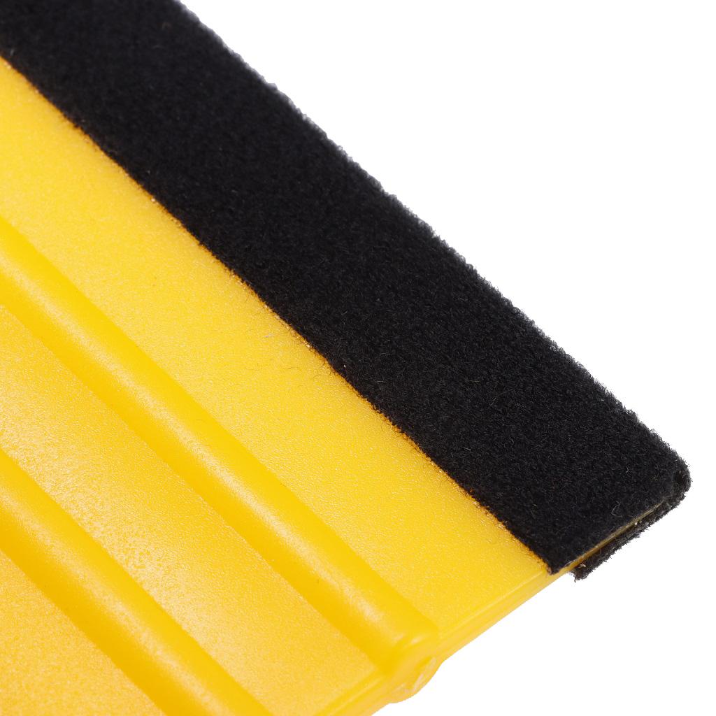 10Pcs HARD Carbon Fiber Film Vinyl Wrapping Fabric Felt Squeegee Car Wrap Window Tint Tool Cleaning Scraper Sticker Remover