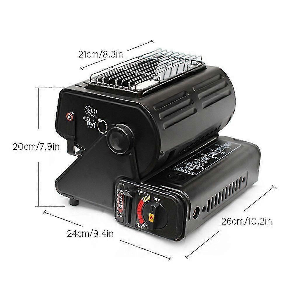 1300W gas heater for camping portable heating and cooking