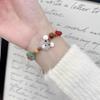 White Bear Christmas Tree Bracelet: Cute, Simple, and Fashionable Design for Autumn and Winter.