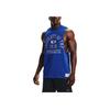 Under Armour Canotta da Basket Larga Project Rock Uomo Top Blu 1367126-400