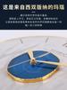 Nordic Wall Clock Metal Agate Living Room Decoration Wall Watches Home Decor Mute Creative Luxury Glod Kitchen Clock Undefined