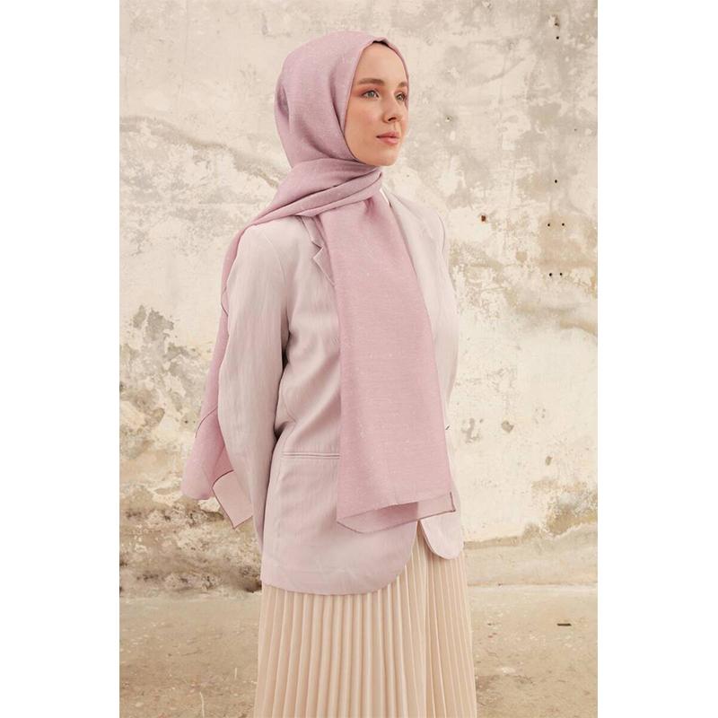 

Женская блестящая шаль Lydia с принтом сиреневая 75x200 лиловый