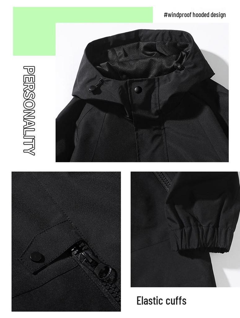 2024 Autumn Unisex Hooded Mountain Style Jacket - Trendy Outdoor Brand