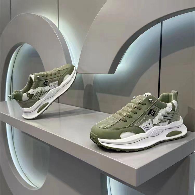 

Мужские осенние новые трендовые универсальные спортивные туфли на платформе с одной педалью Forrest Gump, мужские дышащие уличные туфли против скейтбординга 39