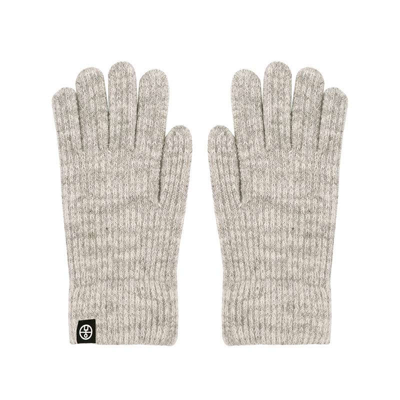 Winter Fingerlose Strickhandschuhe Herren Outdoor Reit- Skihandschuhe Herren Mehrfarbige Thermohandschuhe Damen