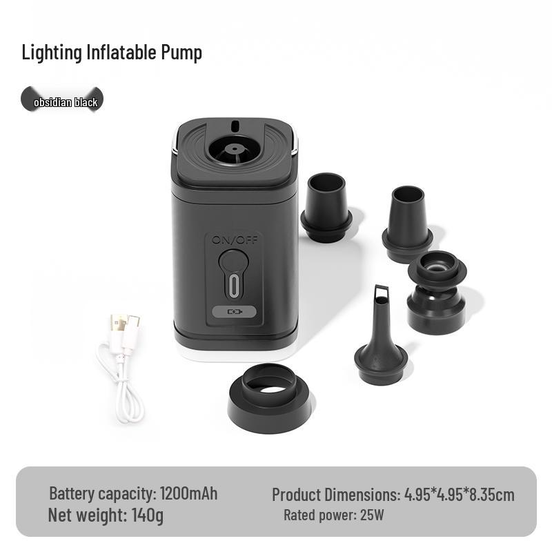 Multi-Functional Portable Electric Inflatable Pump for Camping Gear