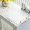 RuHan Luxury Amber Water Ripple Serving Tray