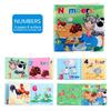 Baby Soft Cloth Book for Newborns 0-12 Months 3D Book Animal Family Cognitive Montessori3D Book for Kids Gift