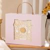 Flip Up Baroque Suede Gift Box Double Open Candy Boxes  Wedding Valentine's Day Birthday
