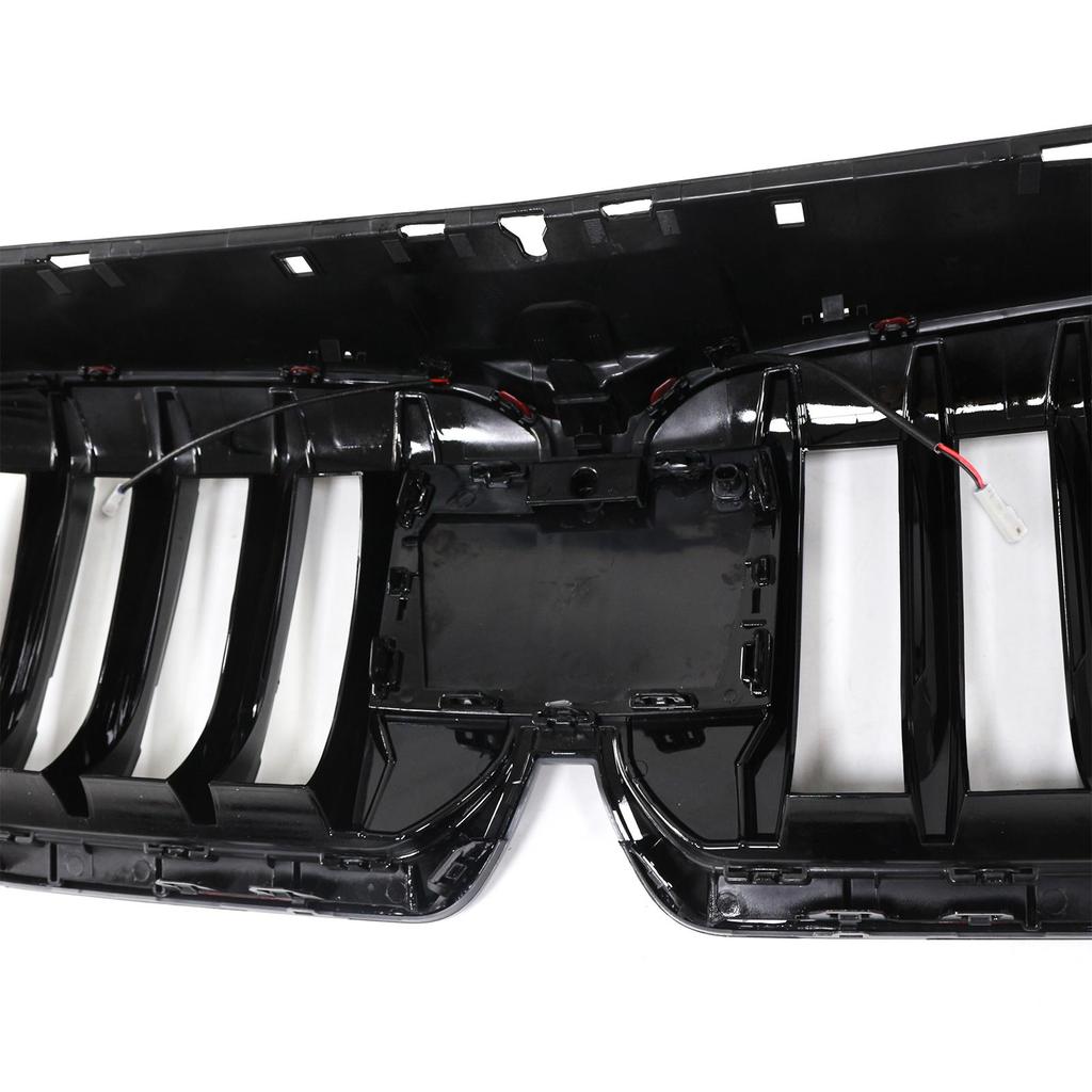 Błyszczący Czarny Przedni Zderzak Nerki Grill Kratka kompatybilna dla BMW X1 U11 U12 2023-2024