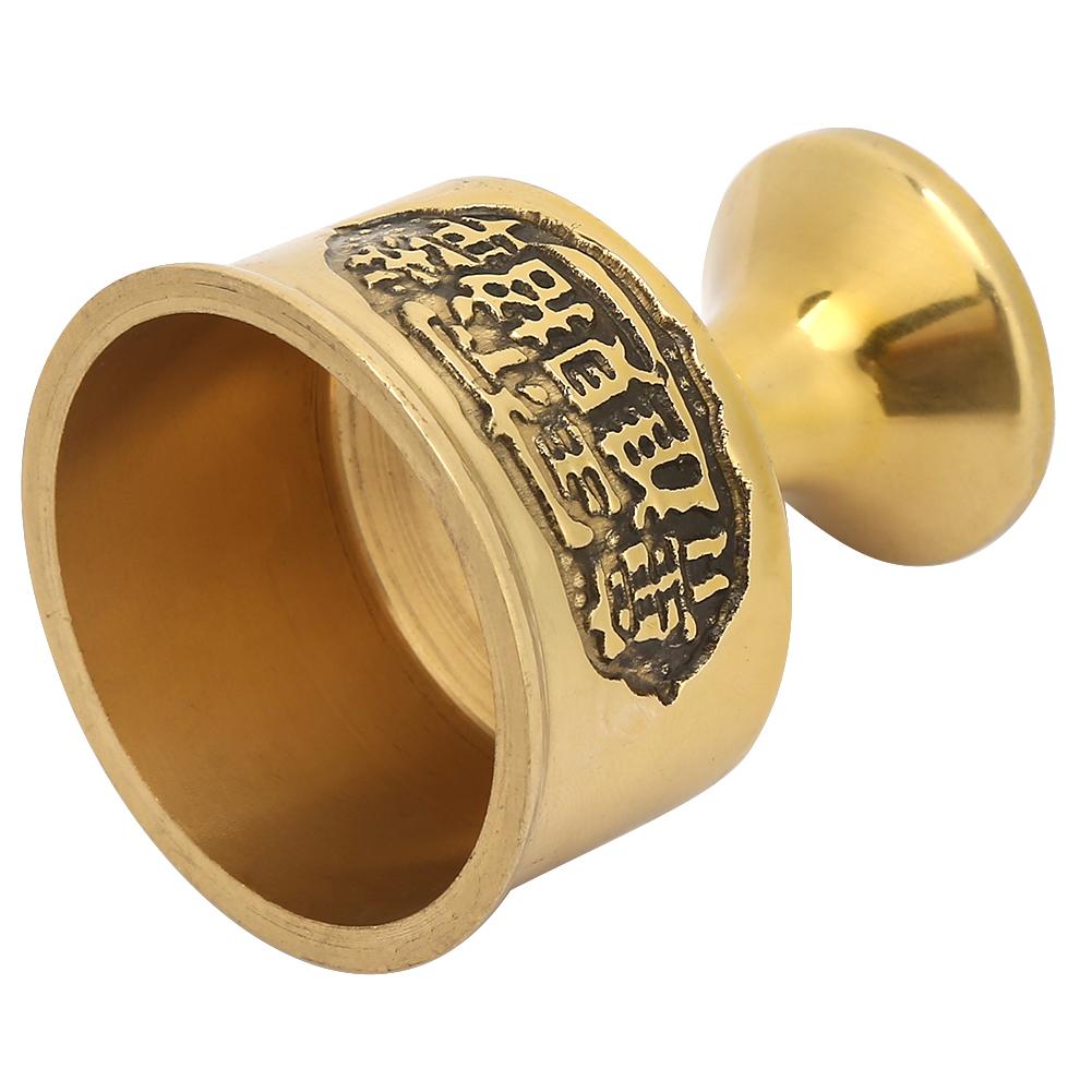 Popular Practical Pure Brass Cup Worship the Buddha of Water Wine Cup Worship Supply Middle