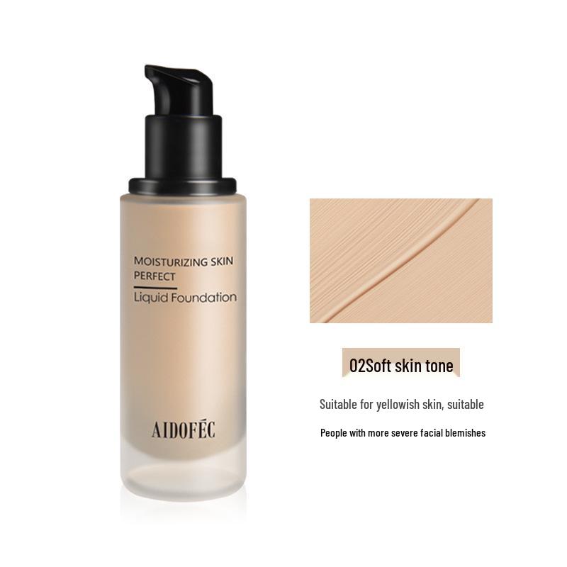 

Adolphe Hydrating Foundation & Concealer: Moisturizing, Long-lasting, Oil Control, Non-transferring, Invisible Pores, Skin Brightening. 35g