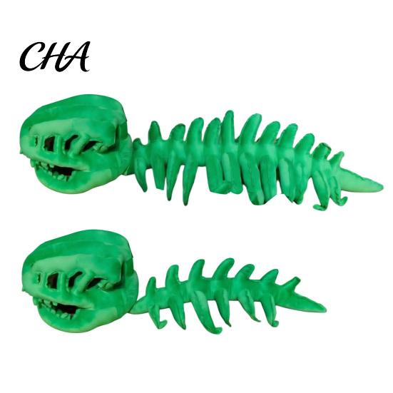 Carino Vestito da Gatto Costume Scheletro di Dinosauro, Completo con Cappuccio Peluche, Spettrale Abbigliamento per Animali Domestici per Social Media Halloween per Gattini Dolcetto o Scherzetto, Divertente Foto