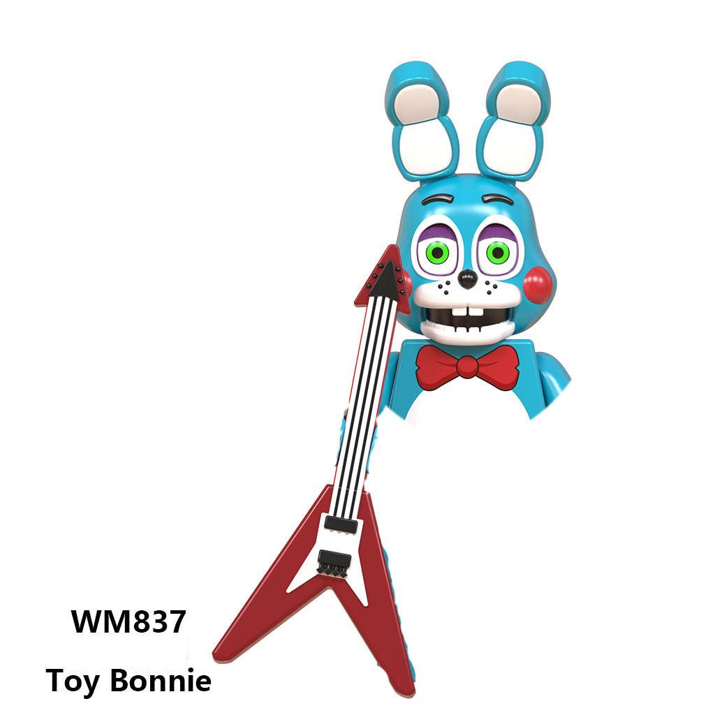 WM6074 WM6097 Anime Mini Bausteine Figur Foxy Bär Junge Baby Actionfiguren Montage Spielzeug Weihnachtsgeschenk WM831 WM2017