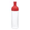 HARIO Made In Filter-in Bottle, Boiler/Dishwasher Safe, 750ml, Red, Japan, FIB-75-R