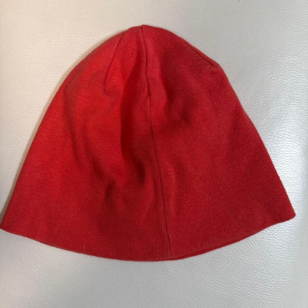 Used HUMAN MADE Orange Knit Hat Beanie