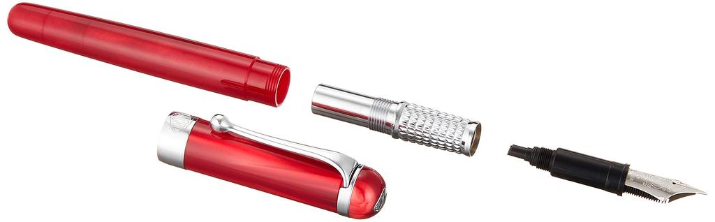 Aurora Fountain Pen EF Extra Fine Nib Alpha Rosso Officially Imported H11-CREF Dual-Use,
