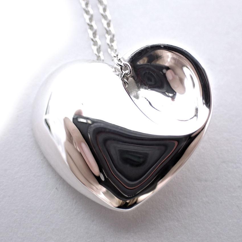 [Used] TIFFANY 925 Heart Pendant/Necklace/g538-66