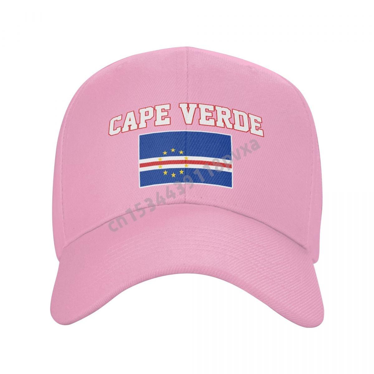 ALLRICK CAP Baseball Cap Kaapverdi&euml; Vlag Kaapverdische Fans Landkaart Wild Zonnescherm Peaked Verstelbare Outdoor Caps voor Unisex WoUnisex One Size